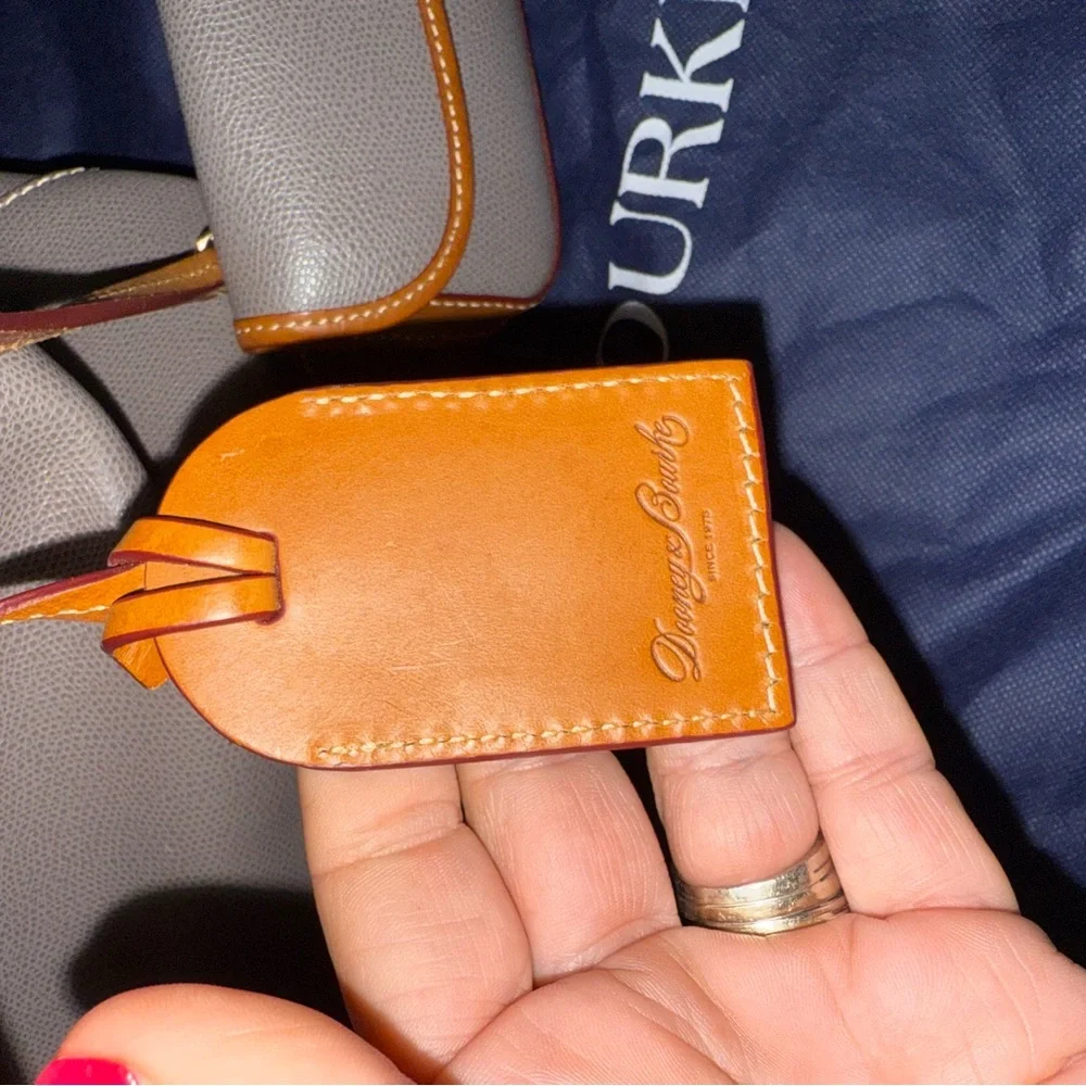 Browngray Dooney And Bourke Shelby Shopper Tote with dust bag and clip on wallet - Picture 3 of 14